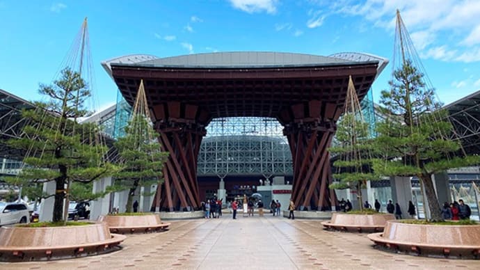 金沢 尾山神社・近江町市場で回転寿司(北陸旅行その2)