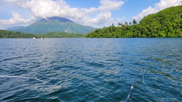 野尻湖のヒメマス釣り(8回目)・・・今期初のツ抜け!