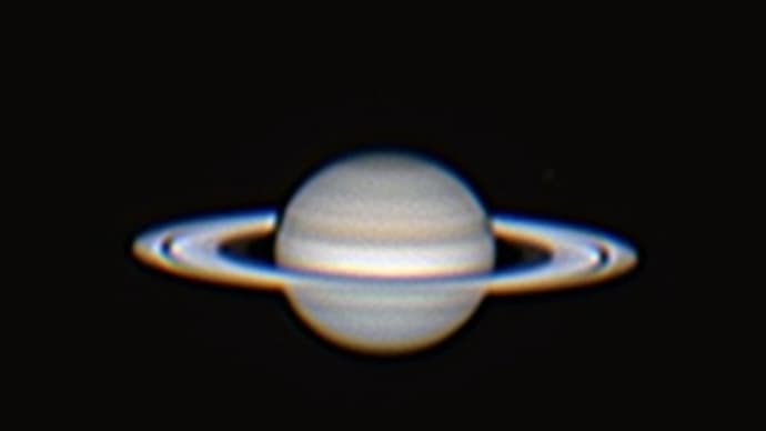 2023年初の土星を撮影しました