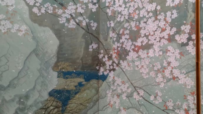竹橋の国立近代美術館の春まつりへ！

桜をテーマ描いた傑作が並んでいました😊

