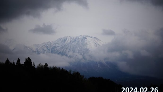 昨日の大山さんと虹