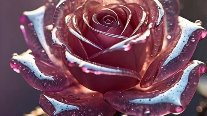 ピンクの薔薇~crystal