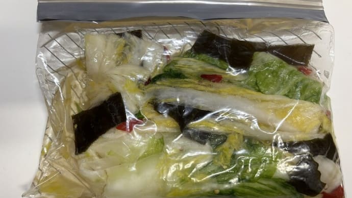 番外 白菜の浅漬け