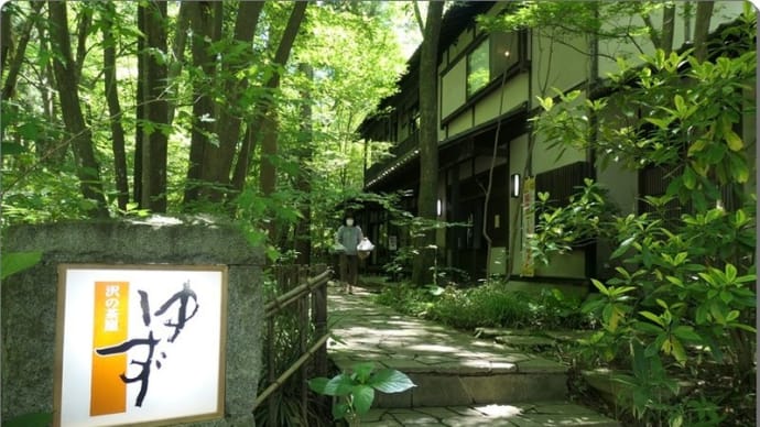里山の自然の中で
