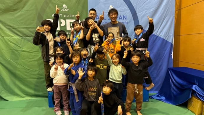 第6回全日本キッズ柔術オープントーナメント🥋