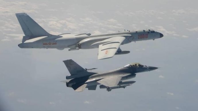 中国軍20機、台湾の防空識別圏に入る…米台協力に反発か