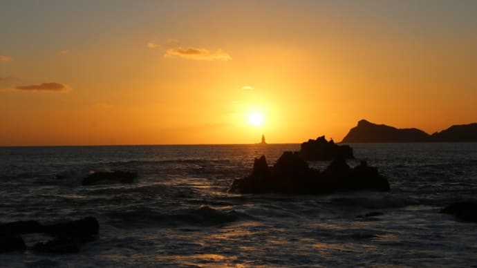 12月7日の夕方in枕崎岩戸町