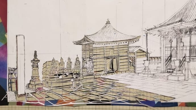 手拭サイズの作品 ただ今制作中・・・