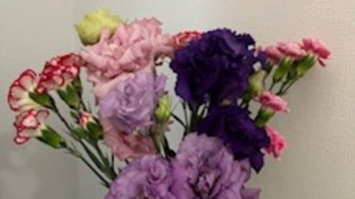 断捨離& 今日の花