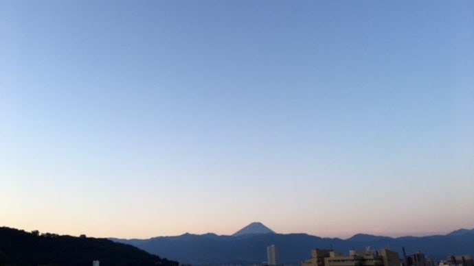 綺麗な朝。