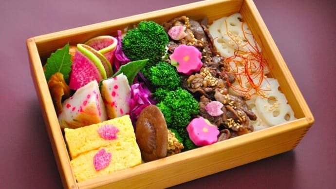 牛肉しぐれ桜弁当♪