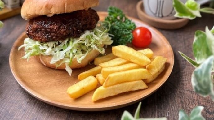 焼きまんじゅう味のハムカツバーガー