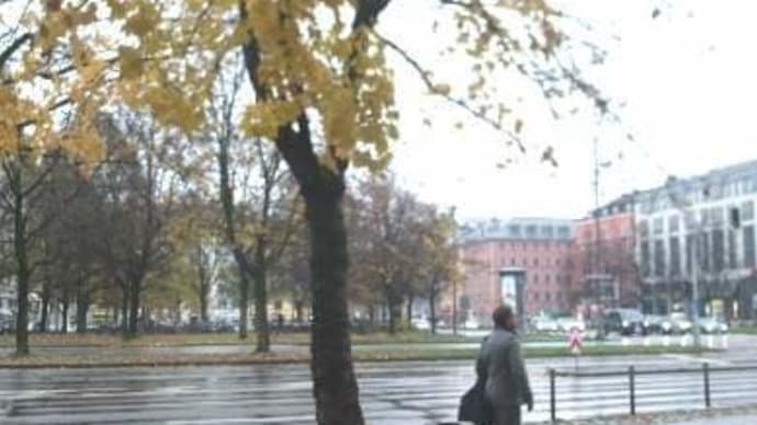 ミュンヘン、11月の雨