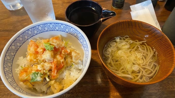 松屋町にある2つの味わいを楽しめる天バラ定食！蕎麦と天ぷら みくりや ♪