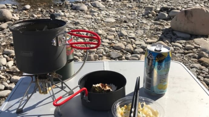 長良川でラーメン