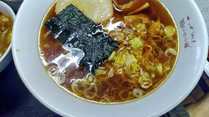 山梨県昭和町　こばやし食堂　ラーメン /第三章　甲府市　国母温泉