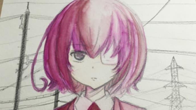 透明水彩 鳴ちゃん3