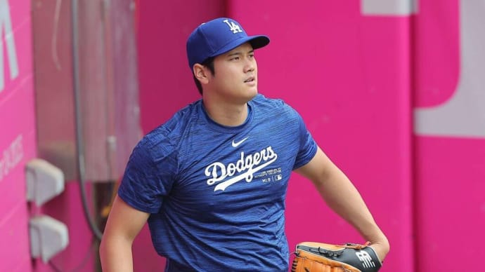 広島対DeNAが警告試合、大谷翔平選手が投球練習、熱い!!