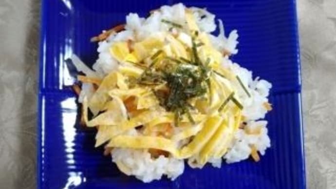 昨日は、節分・・すっかり忘れていて、夕方になってすし飯を炊きました～～！