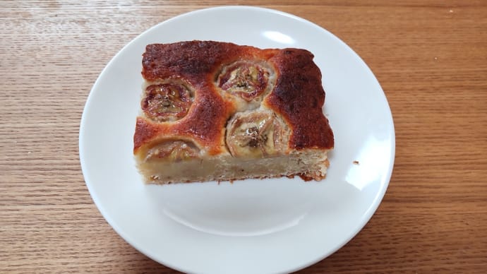 バナナケーキ作りました