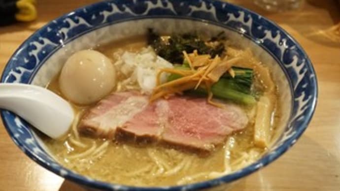 19404 麵屋白鷺「濃厚牡蛎そば」@金沢 11月19日 鶏白湯とミキシングした牡蛎のマリアージュ!まさに飲む牡蛎でした!
