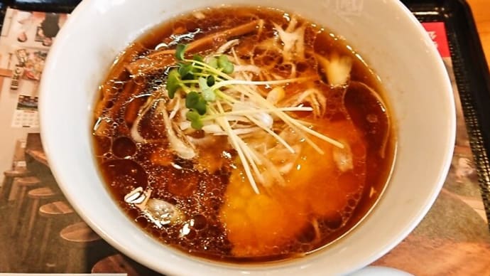 らあめん花月嵐(浦安店)でしば田コラボラーメン(中華そば しば田 )(2020年2月15日)