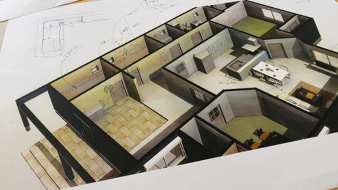 (仮称)緩やかにつながる平屋のStation building likeな家新築計画、プラン・間取りの構成要素・窓と室内扉・開閉方法だけでは無い出入り口の選択肢も家の価値観と暮らし方の工夫。