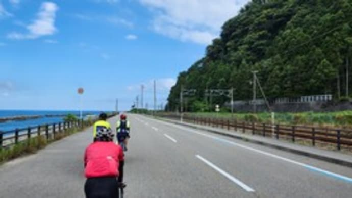 2023お盆ライド14日朝日町 2023年8月13日