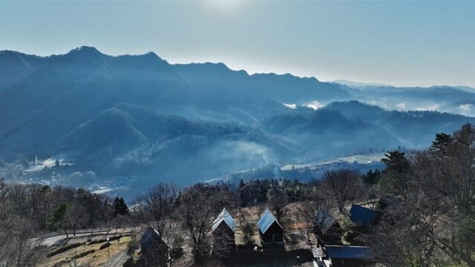 高津屋森林公園上空からの風景＆大掃除の窓拭き