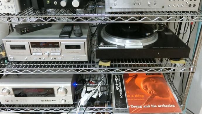「レコード」から「カセットテープ」へ録音しました
