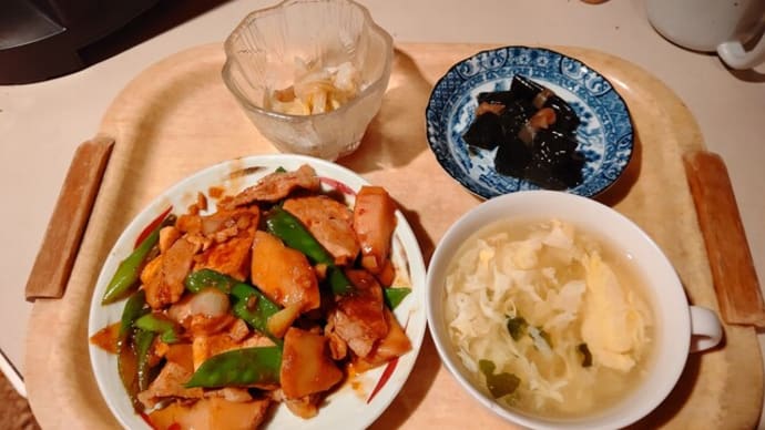 豆腐と野菜の中華炒め