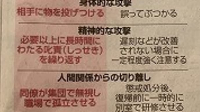 パワハラ