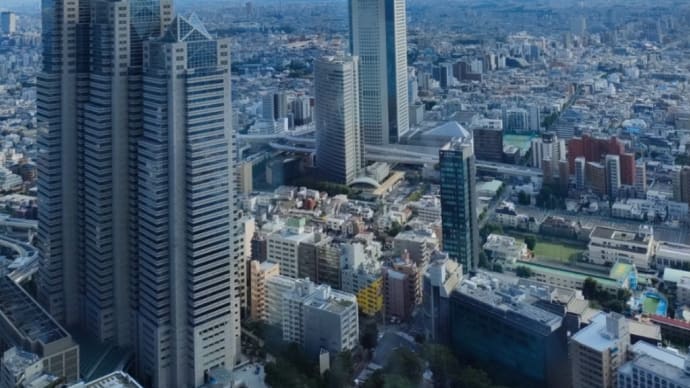 文化学園服飾博物館の後は初めての東京都庁の展望室へ!