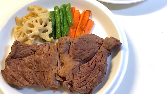 ステーキと赤ワイン