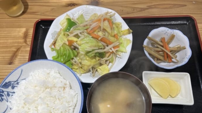 あおい食堂 / 前橋市 - 野菜炒め定食