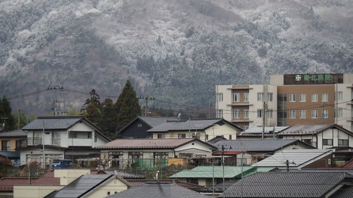 初雪です!