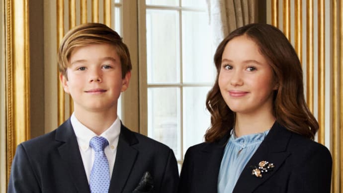 フィンセント王子 &ヨセフィーネ王女13歳に