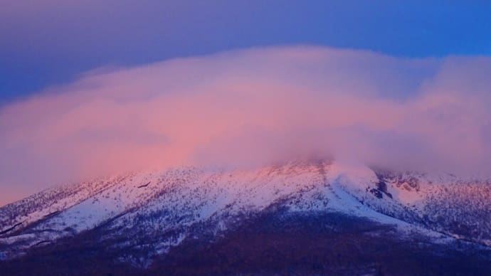 夕暮れの駒ヶ岳・後編2023年3月2日