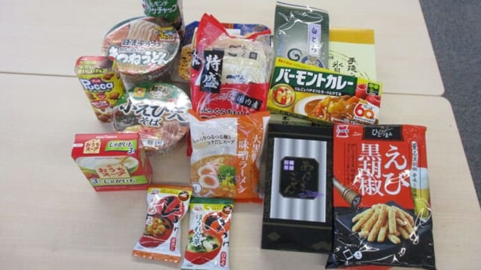 食品のご寄付、続々と