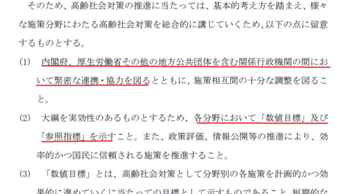高齢社会対策の推進