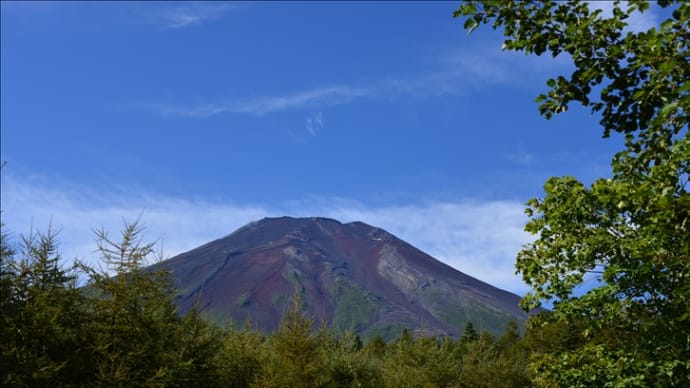 滝沢林道からの富士山①(回想)