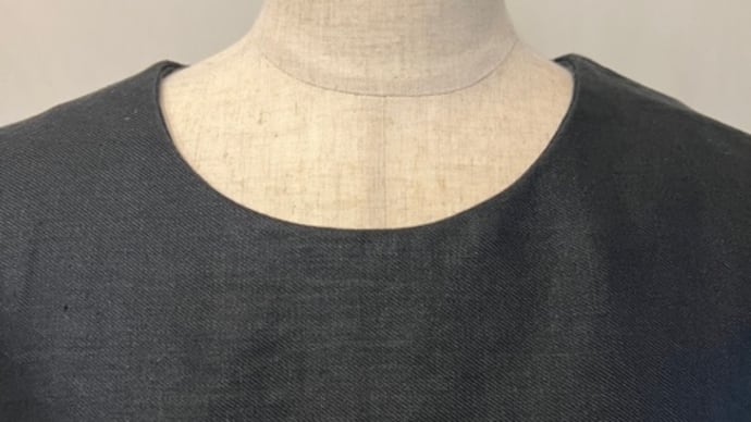 盛夏用喪服を仕上げる・・・麻100%の七分袖