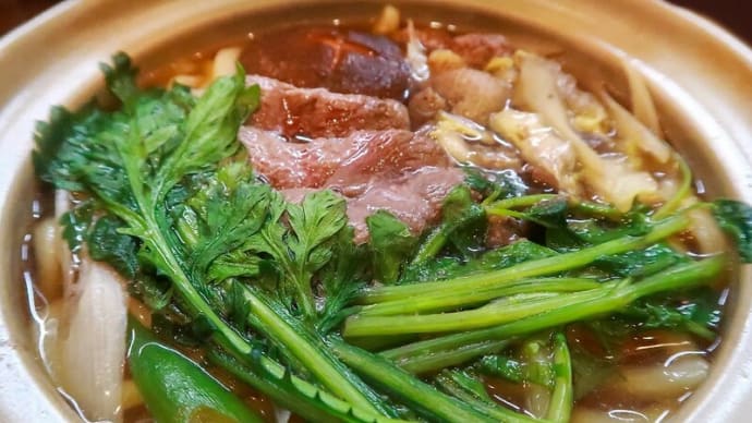 讃岐うどん ~山石土平 天然真鴨の鴨鍋うどん~