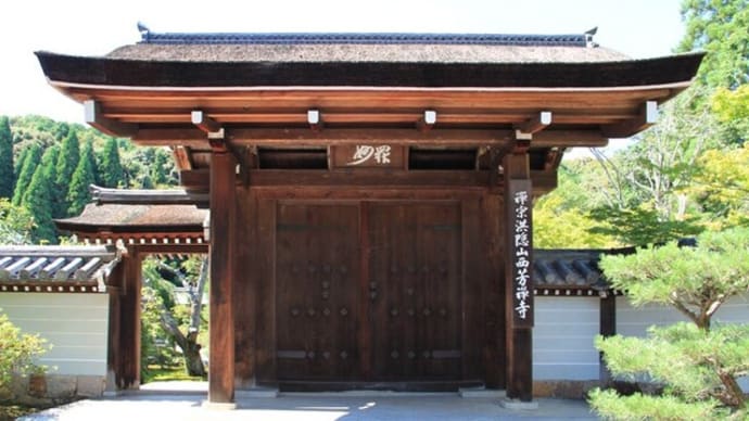 京都 青モミジ100シリーズの世界遺産 西芳寺