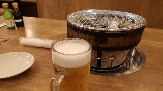 摂津(1)鶴兆:ホルモン盛り合わせ ほか