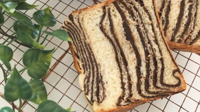ショコラシートを使った折り込みパン