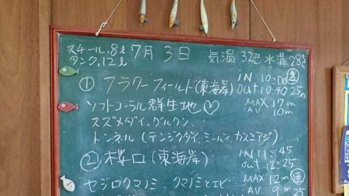 20220703ダイビングログ