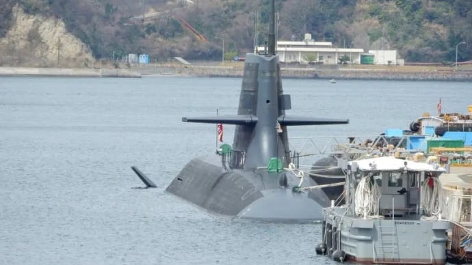 海上自衛隊潜水艦 ずいりゅう【横須賀港】 2016.MAR. 艦船 SDTMの気まま空間より再掲