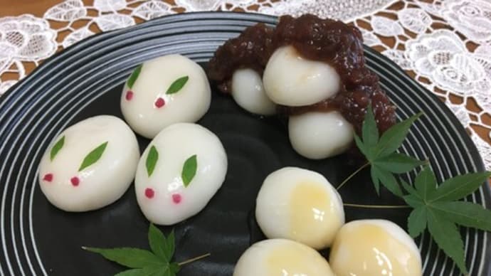 お月見だんご
