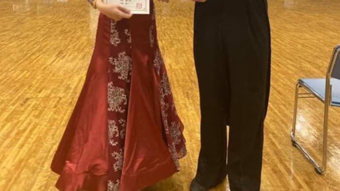優勝おめでとう(^^)【福岡市社交ダンス教室・福岡市社交ダンススタジオ・薬院、渡辺通、柳橋・福岡のダンススクールライジングスター】